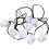 Halloween LED String Lights - Skulls 1