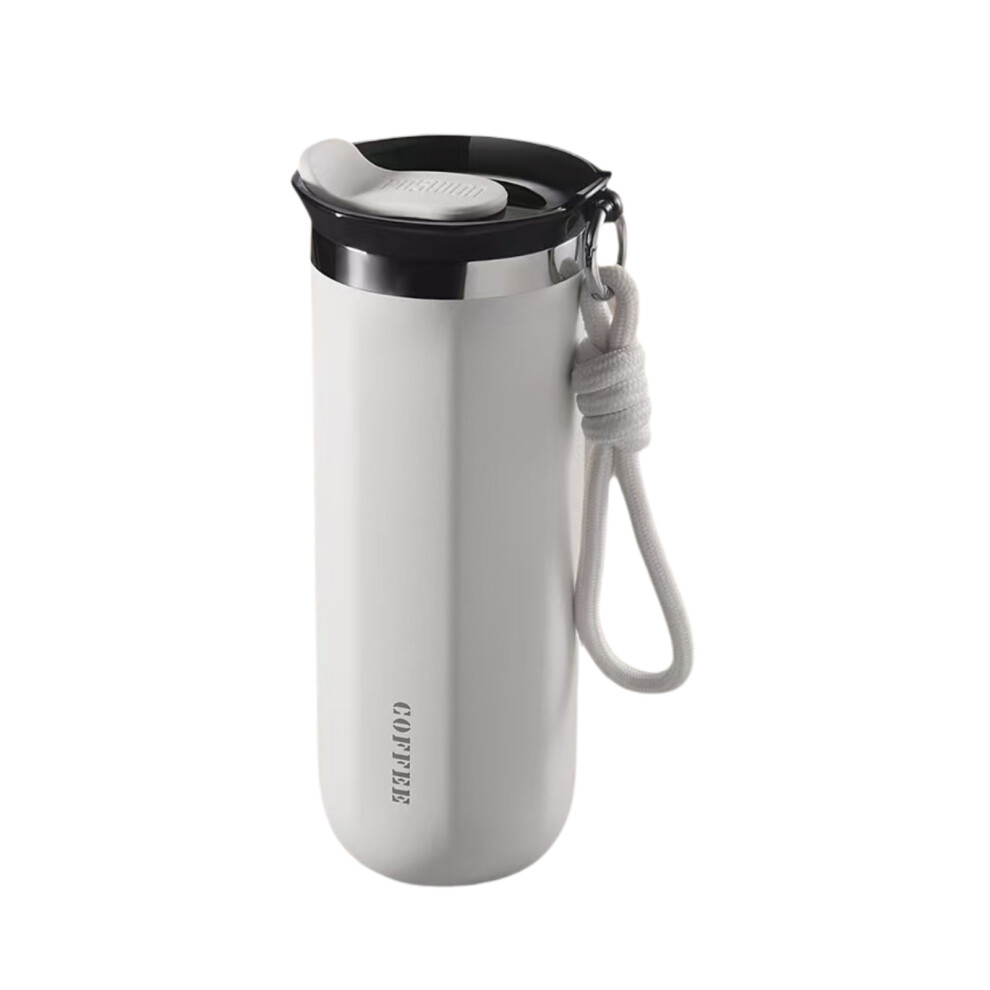 (white, 500ml) Vacuum Flask Mug Drinks Hot Or Cold All Day Easy To Clean Thermal-image-OPC-PJNPZ92-NEW