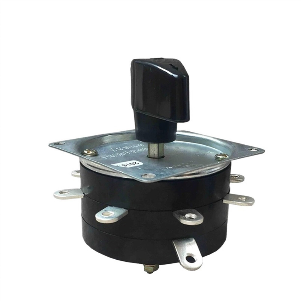 Welder Switch Kdh-25/1 8 Position 1 Pole 9 Pin 25A Rotary Selector Contactor For Welding Machines Brass Silver-Plated 6947110183374