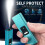 (purple) USB Charging Metal Lighter With Windproof Pulse Arc LED MINIATURE 3