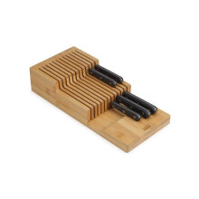 Lade-organizer - JOSEPH JOSEPH - 851695 - 2 niveaus - Bamboe - Maximaal 12 messen