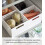 Corbeille empilable - Yamazaki - 5020 - Plastique ABS - Blanc - 2 compartiments réglables 4