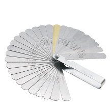 32 Blades Feeler Gauge Metric Tool 0.04-0.88mm Thickness for Motorcycle Valve Adjustment and Measurement