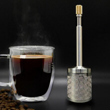 Portable French Coffee And Tea Press Maker, Coffee Filter Reusable Lightweight Stainless Steel Coffee Press Maker