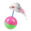 Cat Mouse Teaser Toy with Feather Bobblehead 3