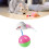 Cat Mouse Teaser Toy with Feather Bobblehead 6
