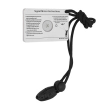 Outdoor Signalspiegel Floatable Überlebenssignalspiegel Reflektierende Funktion Entdeckerwerkzeug mit Lanyard für Outdoor