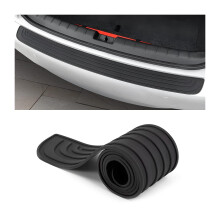 Car Rear Bumper Protector for Audi Q5 2018-2025, Anti-Scratch Non-Slip Door Guard, Black 35.43"2.75" Compatibility