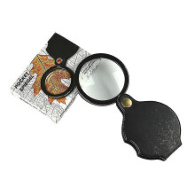 Pocket Magnifier, Folding Magnifier, Mini Folding Magnifier, Foldable Pocket Magnifier, Handheld Magnifying Glass, Reading Magnifier, with Rotating Le