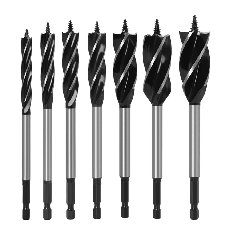 9Pcs Hexagonal Shank Three-Point Drill Bit Set for Electric Drill Rotary Head Plank Hole Drilling Compatibility-image-OPC-PJNQ9MS-NEW