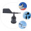 Wind Anemometer Shell Cover - ABS Material Wind Direction Indicator for Weather Stations and Outdoor Use 4