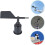 Wind Anemometer Shell Cover - ABS Material Wind Direction Indicator for Weather Stations and Outdoor Use 2