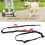 Reflective Adjustable Dog Leash 1.4m-2.0m Nylon Red, Portable Retractable Rope 8