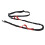 Reflective Adjustable Dog Leash 1.4m-2.0m Nylon Red, Portable Retractable Rope 16