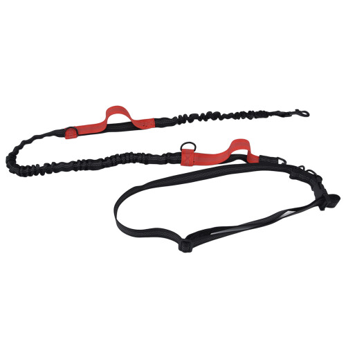 Reflective Adjustable Dog Leash 1.4m-2.0m Nylon Red, Portable Retractable Rope