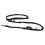 Reflective Nylon Retractable Dog Leash, Adjustable, 1.4m-2.0m Black 16