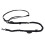Reflective Nylon Retractable Dog Leash, Adjustable, 1.4m-2.0m Black 2