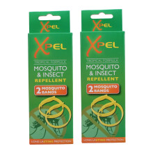 X2 Xpel Adult Mosquito & Insect Bug Repellent Wrist 2 Bands Protection
