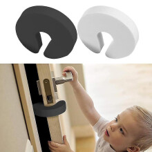 Safety Door Guard Children Finger Door Protector Soft Child Safety Door Finger Pinch Guard Hinge Protector for Cabinet Doors