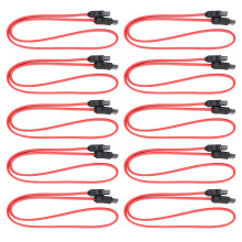 10pcs Sata Cable 7Pin Male to Female SSD Data