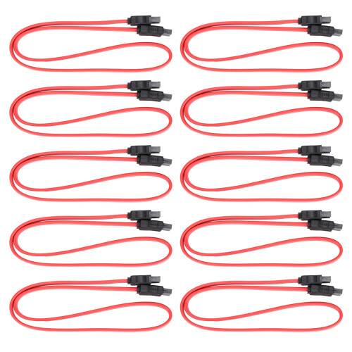 10pcs Sata Cable 7Pin Male to Female SSD Data