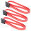 10pcs Sata Cable 7Pin Male to Female SSD Data 2