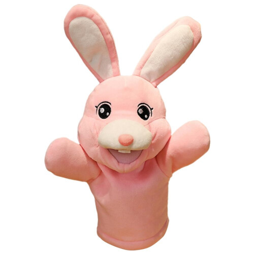 Muñeco de peluche de mano burro/cordero/panda/conejo 25 cm 1