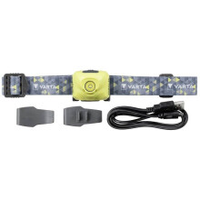 LED-Frontlampe Varta Outd.Sp. Ultralight H30R lime, batteriebetrieben, 100 lm 18631201401