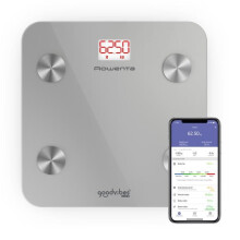 Bilancia pesa persone - ROWENTA - ROWBR9600S1 - Elettronica - Capacità 160 kg - Colore Argento
