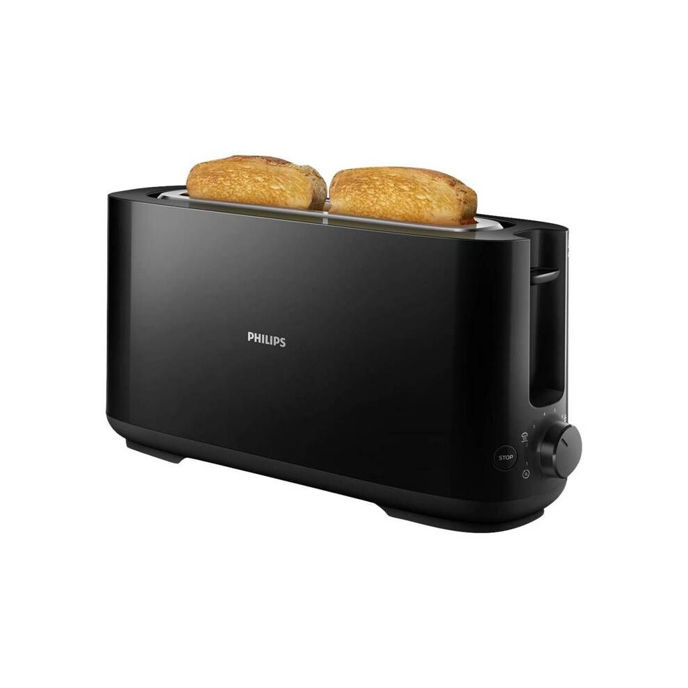 Philips Toaster - Hd2590/90 - Daily Collection - 1 Long Slot - 830W - Black