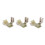 SP 18 piedino pressore, 3 pezzi, 3,5 x 1,5 x 3,1 cm, Argento 15