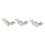 SP 18 piedino pressore, 3 pezzi, 3,5 x 1,5 x 3,1 cm, Argento 12