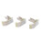 SP 18 piedino pressore, 3 pezzi, 3,5 x 1,5 x 3,1 cm, Argento 1