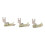 SP 18 piedino pressore, 3 pezzi, 3,5 x 1,5 x 3,1 cm, Argento 2