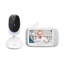 Monitor de video para bebés - MOTOROLA - VM75 - 5 - Pantalla - Infrarrojo - Blanco
