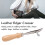 Creaser para bordes de cuero, mango de madera, metal 12