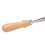 Creaser para bordes de cuero, mango de madera, metal 11