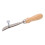 Creaser para bordes de cuero, mango de madera, metal 5