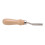 Biselador de borde de cuero de boca ancha, mango de madera 13
