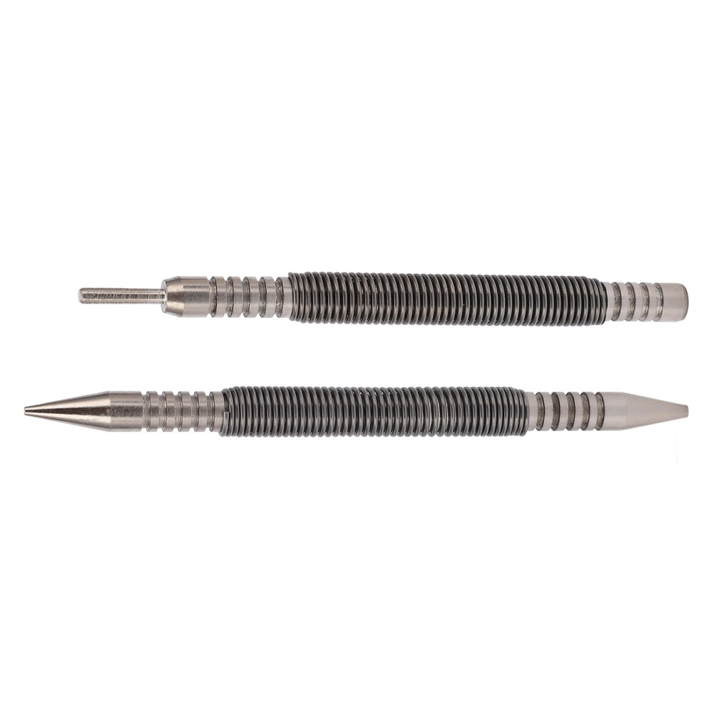 Impact Hinge Pin Punch Set 2Pcs Carbon Steel Spring-Loaded Dual Head 3500Psi 4321342161966