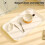Cat Food Mat Raised Edges Pet Feeding Mat Prevent 5