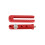 Compás de carpintería punzador 165/340mm Aluminio Rojo 11
