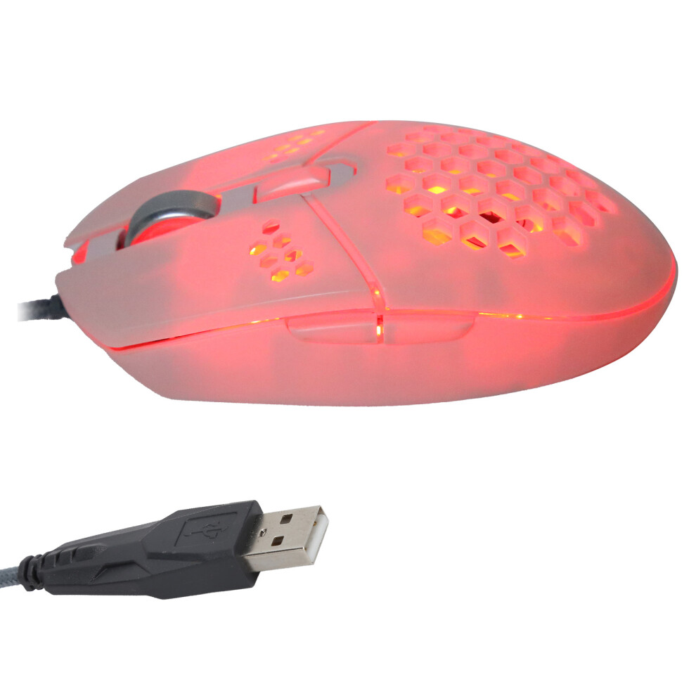 Gaming Mouse Rgb Backlit Dpi Adjustable Wired 9387669768122