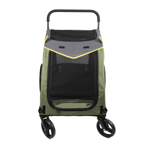 Large Dog Stroller 5 Sided Breathable Window 80kg 1