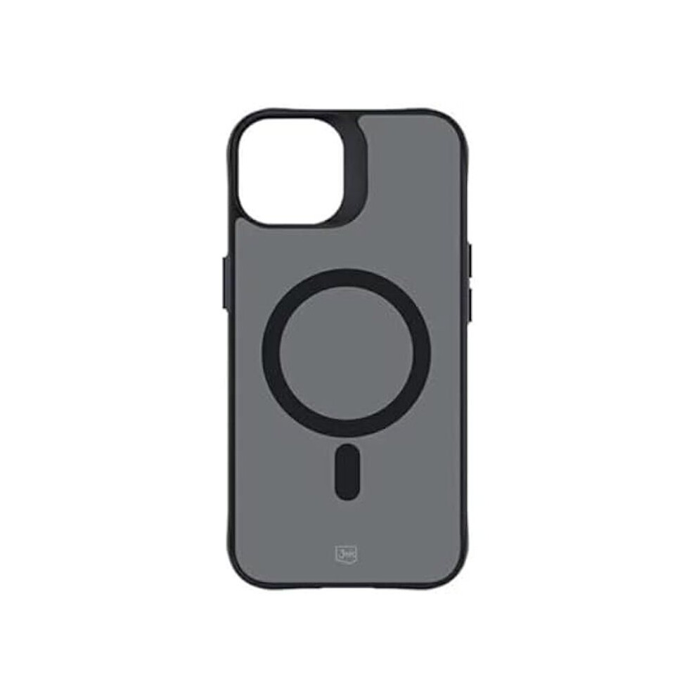 3MK Smoke MagCase iPhone 15 6.1" (Apple iPhone 15), Smartphone Hülle, Schwarz, Grau - Bild 4