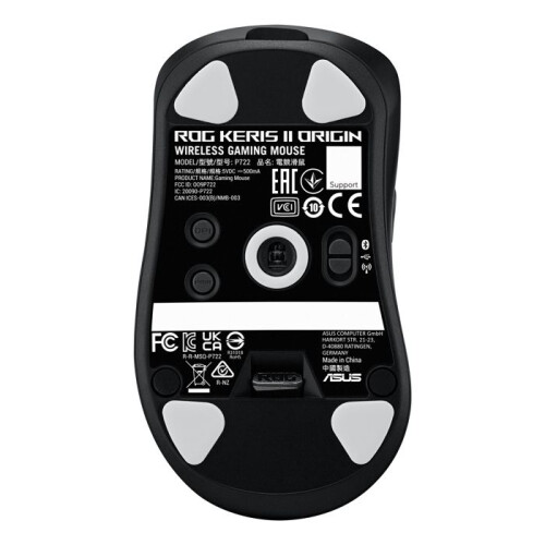ASUS Souris Gaming - ASUS - ROG Keris II Origin BLK - 42000 DPI - RF Wireless + Bluetooth - Ottico 1