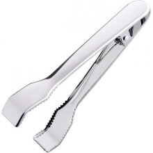 Ice Tongs for Ice Bucket 6-3/4 Inch - Premium 18/8 Stainless Steel Ice Tongs with Teeth for Ice Sugar Cubes Tea Party Coffee Bar Serving