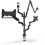 Hama Support de bureau - HAMA - Moniteur - Noir - Charge max 8 kg - Rotation 180 et 35 1