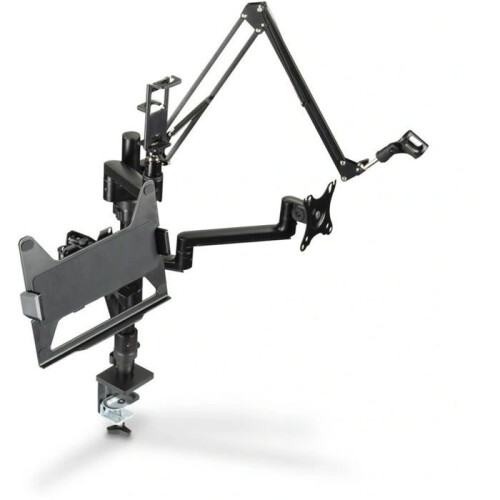 Hama Support de bureau - HAMA - Moniteur - Noir - Charge max 8 kg - Rotation 180 et 35 1