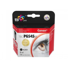 TB Print TBC-PG545B, Preto, Canon, PIXMA iP2850, MG2950, MG2550, MG2450, MX495, PG-545, jato de tinta, 8ml